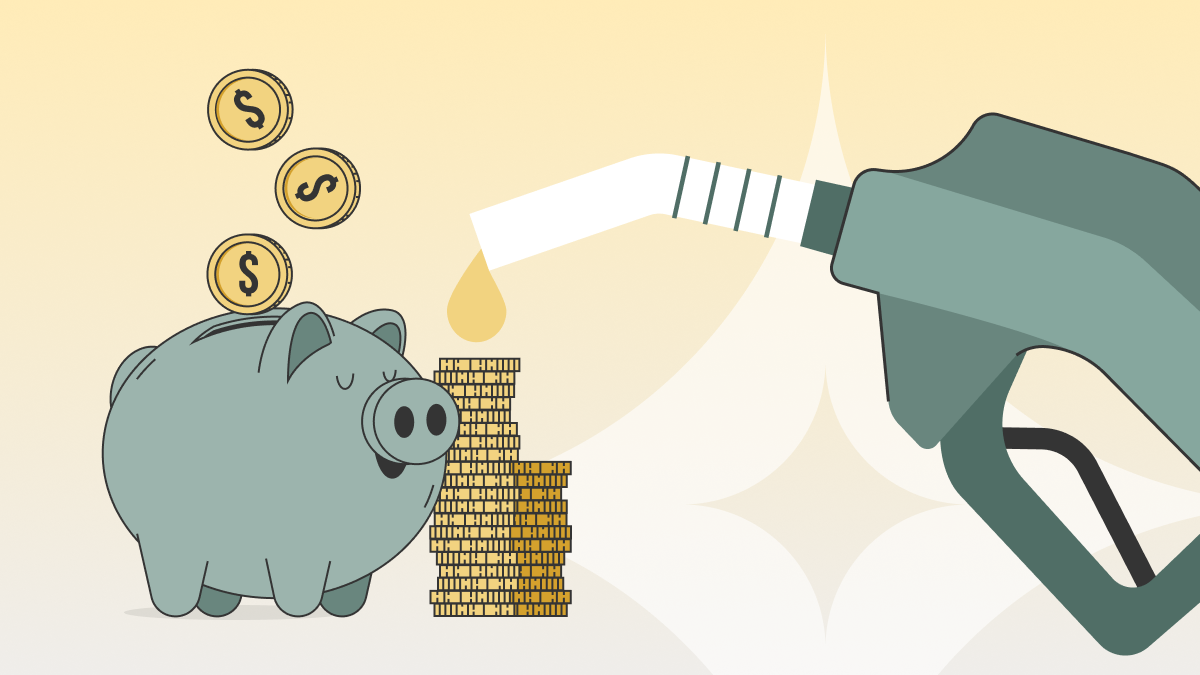 Graphic of gas savings